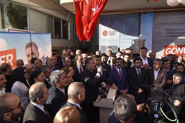 Mersin’de Cumhur İttifakı’nın tarafları ilk kez bir araya geldi