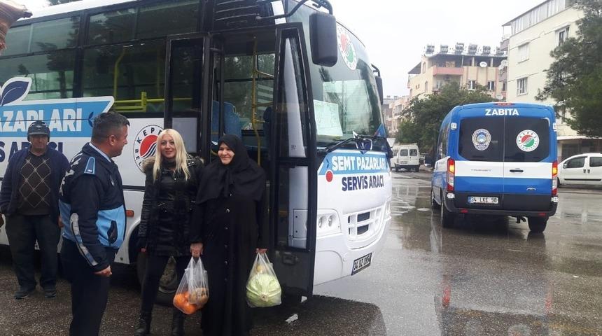 Kepez&rsquo;den semt pazarlarına &uuml;cretsiz servis