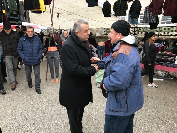 MHP Belediye Başkan adayı Bıyık esnafı dinledi G2