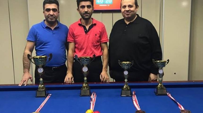 Bilardo İl Birinciliği tamamlandı