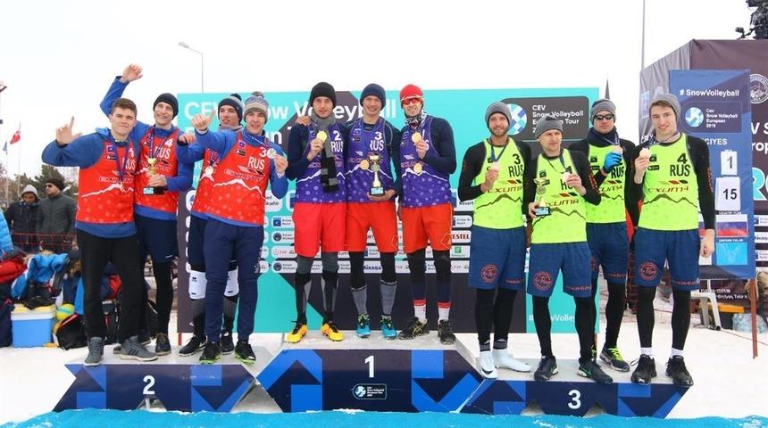 2019 CEV Kar Voleybolu Avrupa Turu Erciyes Etabı tamamlandı