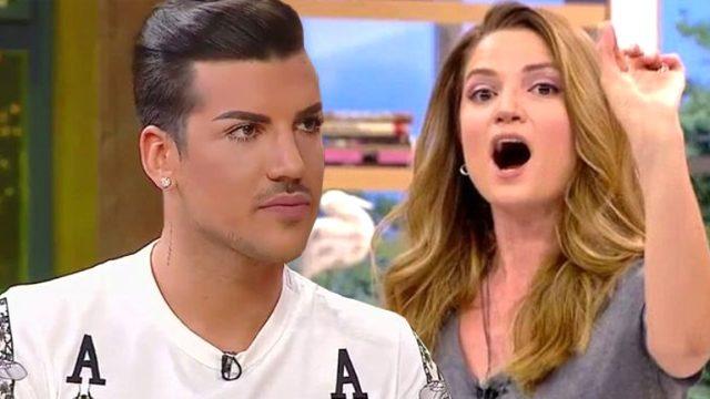 Ünlü sunucu Kerimcan'ı yerden yere vurdu! 'Vicdanın rahat mı?'