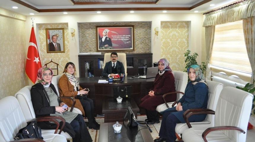 Kadem&rsquo;den Kaymakam Coşkun&rsquo;a ziyaret