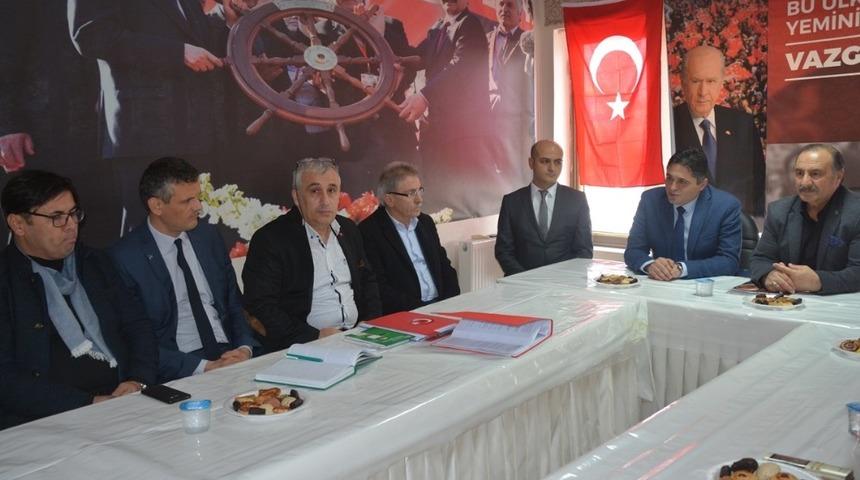 Başkan Serkan Acar&rsquo;dan MHP ve AK Parti teşkilatlarına ziyaret