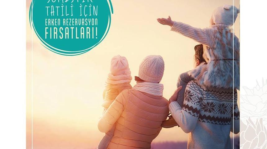 Kızılcahamam &Ccedil;am Otel, yarı yıl tatilinde misafirlerini ağırlamaya hazır