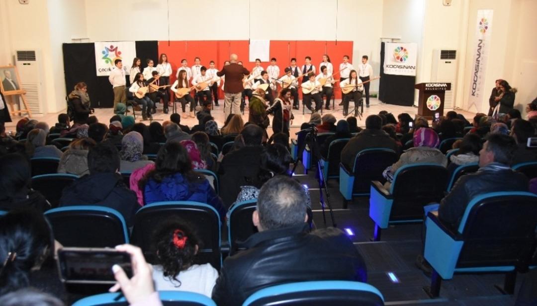 Kocasinan &Ccedil;ocuk Kul&uuml;b&uuml;&rsquo;nden d&ouml;nem sonu etkinliği