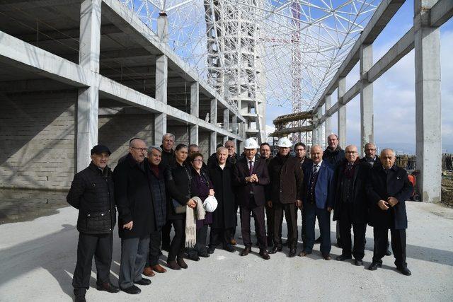 Günaydın, Isparta Şehirlerarası Terminal inşaatını inceledi