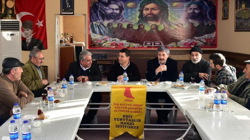 T&uuml;t&uuml;nc&uuml;&rsquo;den cemevi m&uuml;jdesi