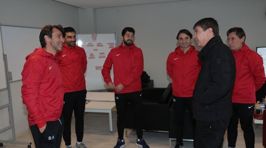 Başkan T&uuml;rel, Antalyaspor&rsquo;u ziyaret etti