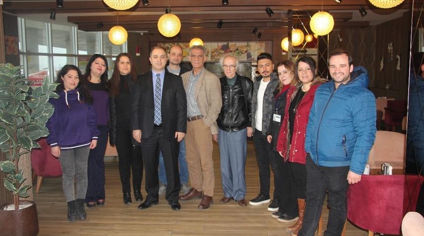 Ertan G&ouml;k&ccedil;e gazetecilerle bir araya geldi