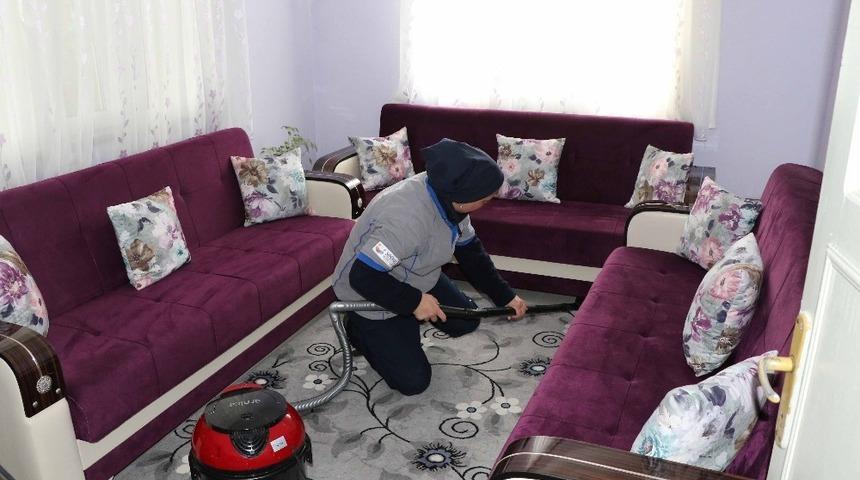 &ldquo;Evde Bakım&rdquo; karda da devam etti