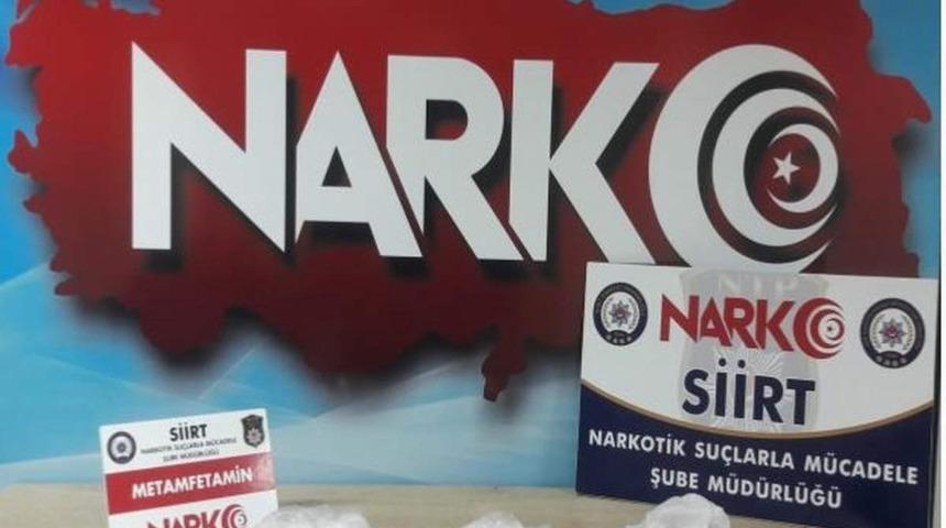 Siirt’te 700 gram metamfetamin ele geçirildi
