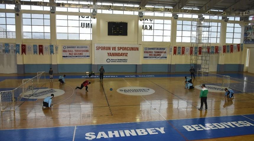 Şahinbey Belediyesi&rsquo;nden Goalball turnuvası