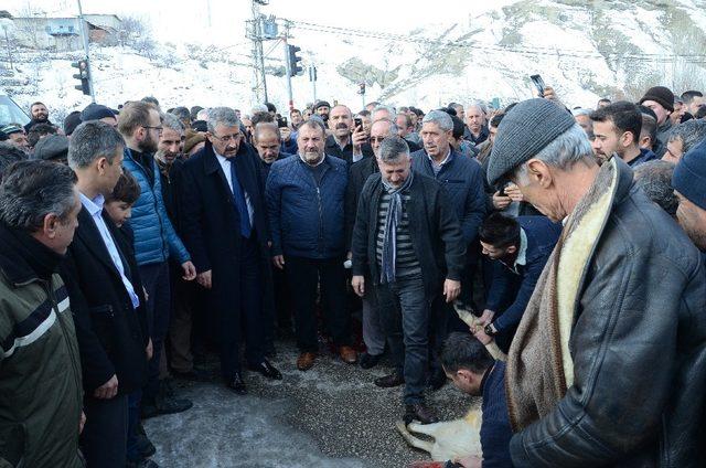 Darende Başkan adayı Özkan’a coşkulu karşılama