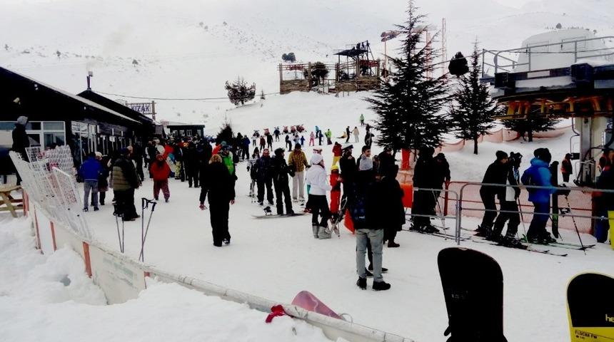 Davraz&rsquo;da haftasonu yoğunluğu