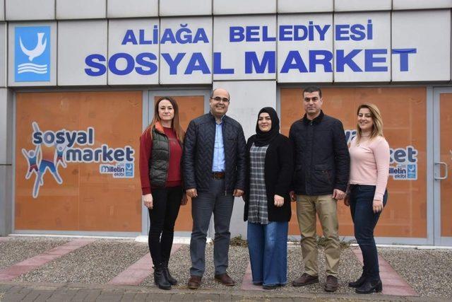 Aliağa Belediyesi’nden sosyal market hizmeti