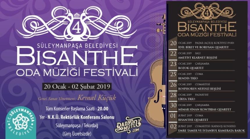 Bisanthe 4. Oda M&uuml;ziği Festivali başlıyor