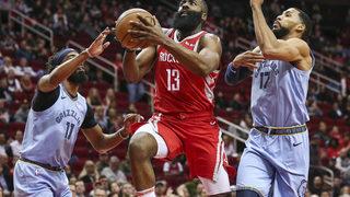 James Harden'ın tarihi performansı Houston'a galibiyeti getirdi