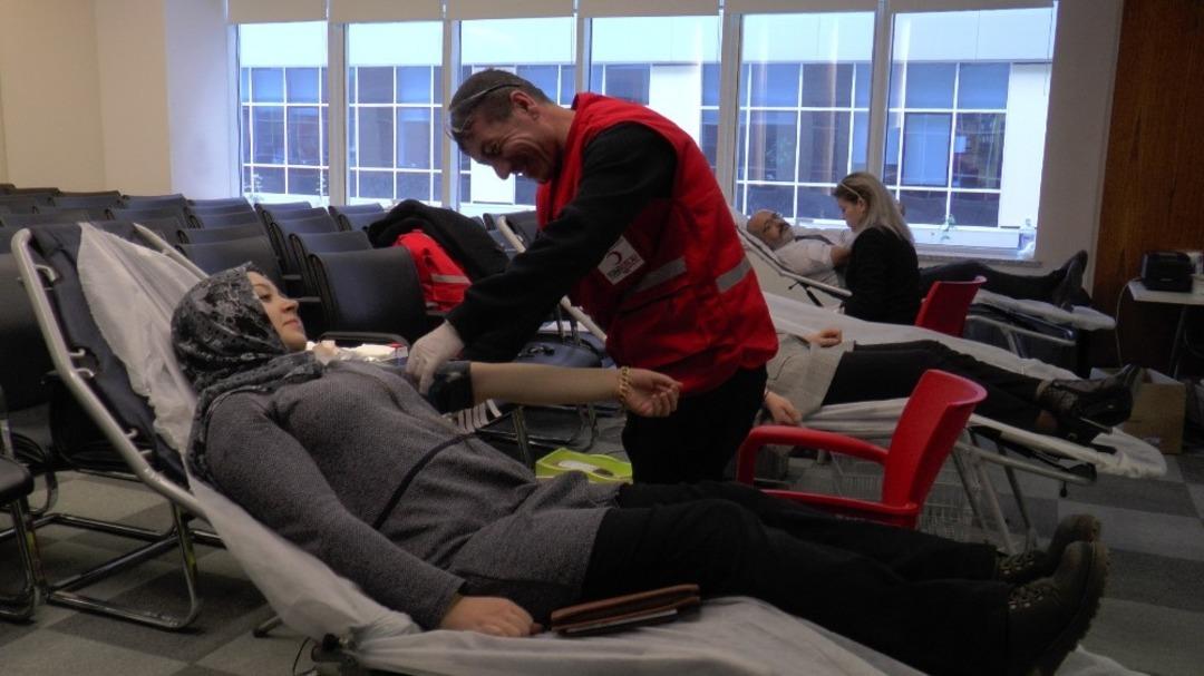 Kayseri Barosu &uuml;yeleri kan bağışında bulundu