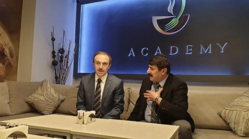 Başkan Vekili Epcim&rsquo;den iş adamı &Ouml;lmez&rsquo;e ziyaret