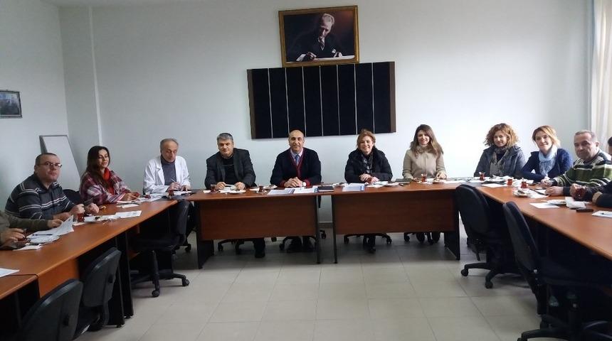 Biga MYO&rsquo;da B&ouml;l&uuml;m Başkanları ile toplantı yapıldı