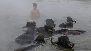 Budaklı kaplıcası, adeta fotoğraf stüdyosu gibi