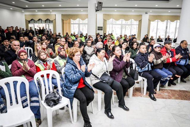 Başkan Atabay, belediye işçilerin 13 yıldır ödenmeyen haklarını verecek
