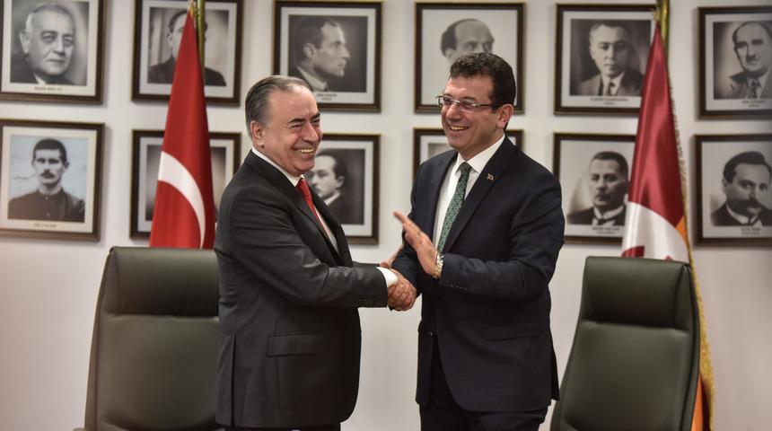 Ekrem İmamoğlu'ndan Galatasaray'a ziyaret