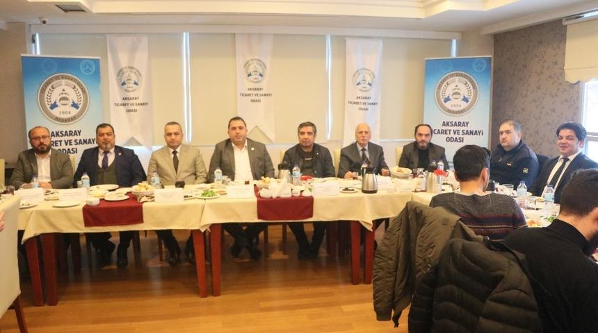 ATSO Başkanı G&ouml;ktaş gazetecilerle bir araya geldi