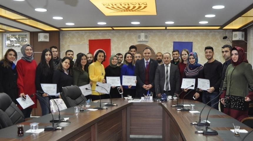 Mardin&rsquo;de girişimcilik eğitimi sertifikaları dağıtıldı