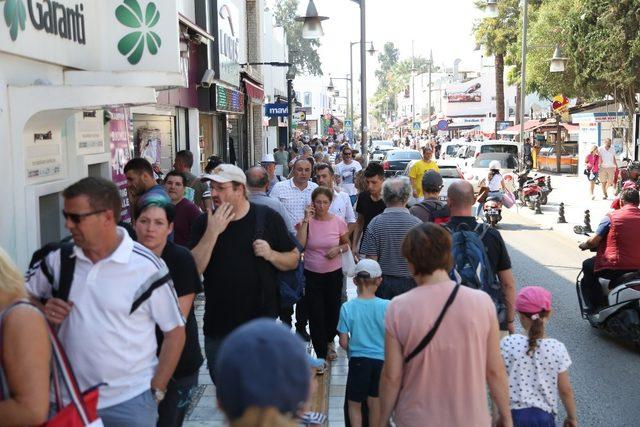 Bodrum’a gelen turist sayısındaki artış sürüyor