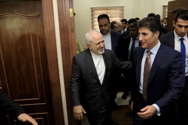 İran Dışişleri Bakanı Zarif Erbil'de