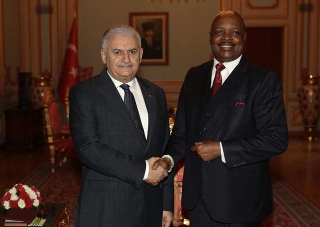 Yıldırım, Ruanda Büyükelçisi Nkurunziza ile KKTC Büyükelçisi Köprülü'yü kabul etti 