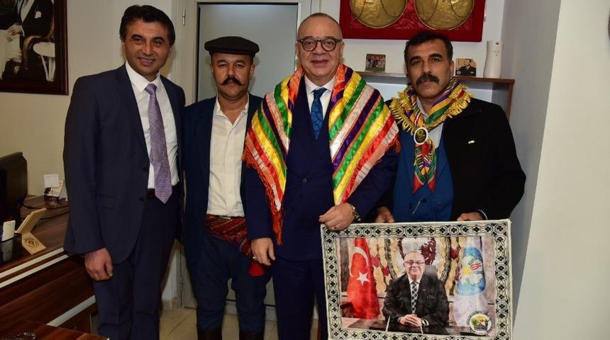 Başkan Erg&uuml;n Sarıg&ouml;l&rsquo;de