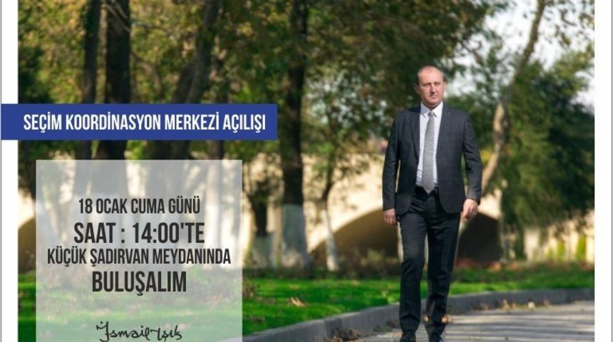 Başkan Işık, Se&ccedil;im Koordinasyon Merkezi&rsquo;ni a&ccedil;maya hazırlanıyor