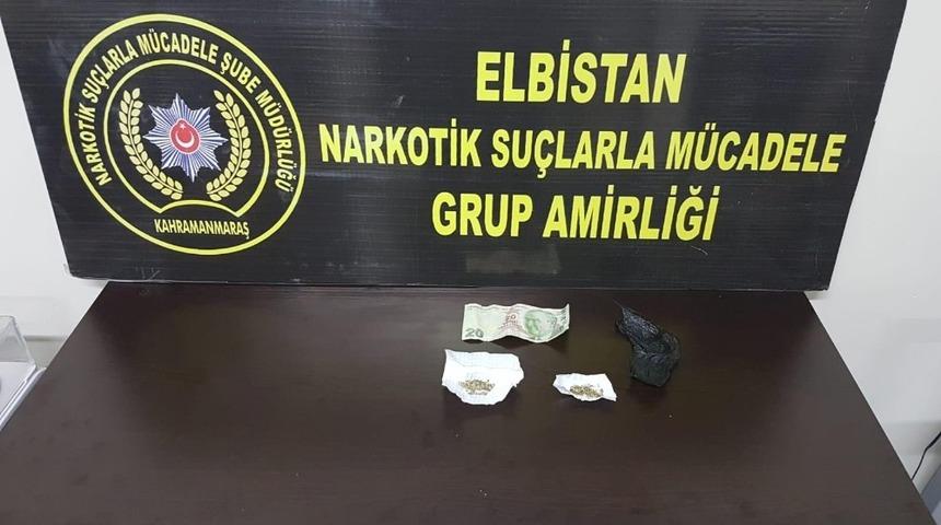 Elbistan&rsquo;da uyuşturucu operasyonu: 1 tutuklama