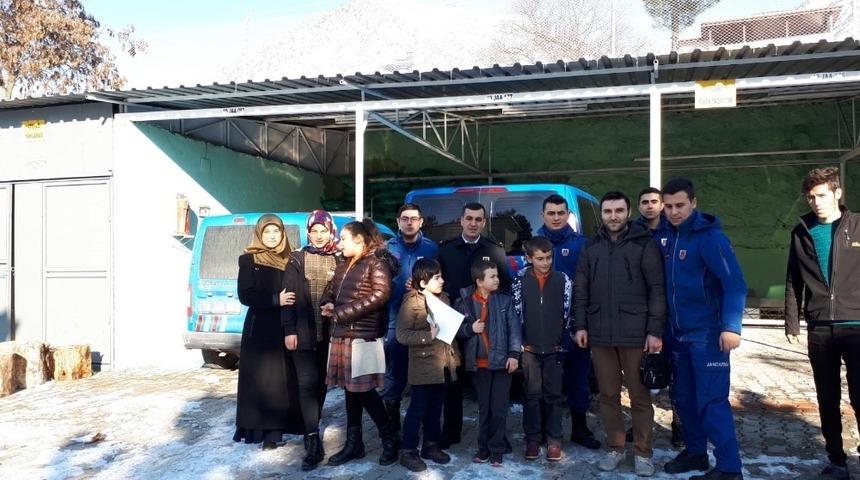 Jandarmadan atık kağıt kampanyasına destek