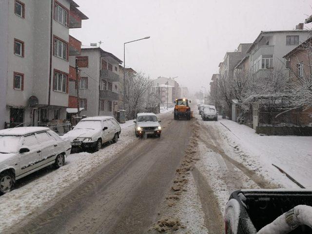 Bilecik’te karla mücadele çalışmaları