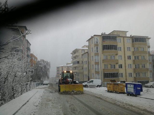 Bilecik’te karla mücadele çalışmaları