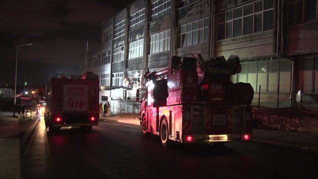Bayrampaşa'da iş yeri yangını