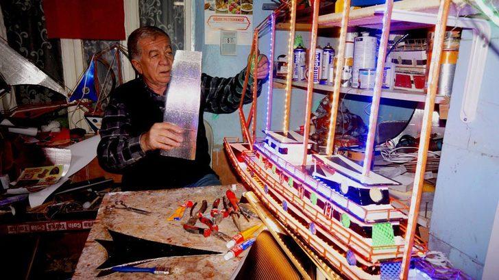 Cezaevinde öğrendiği maket yelkenli yapımı, geçim kaynağı oldu G2