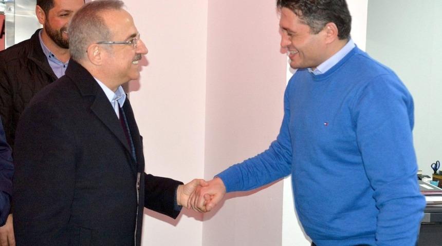 AK Partili Kerem Ali S&uuml;rekli&rsquo;den Başkan Serkan Acar&rsquo;a Ziyaret