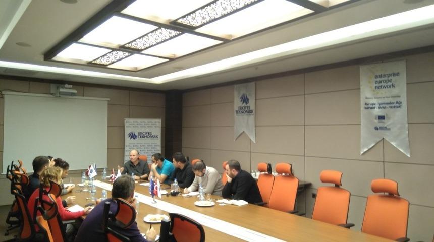 Avrupa İşletmeler Ağı Konsorsiyum Toplantısı  Erciyes Teknopark&rsquo;ta