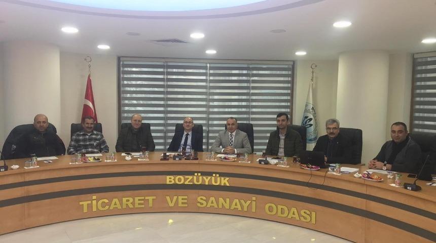 Kaymakam Hasan Yaman TSO&rsquo;yu ziyaret etti