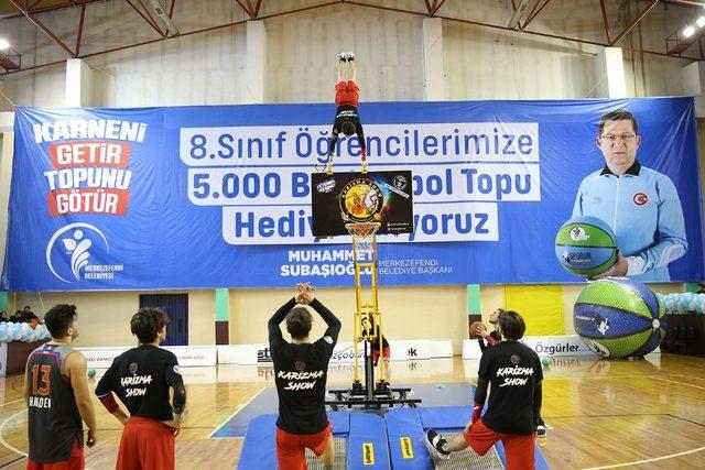 Merkezefendi’de ‘Karneni getir, topunu götür’ projesi bu yıl da devam ediyor