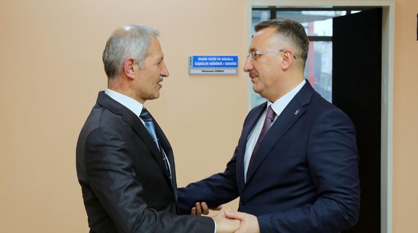 Işıksu&rsquo;dan Başkan S&uuml;leyman Dişli&rsquo;ye ziyaret