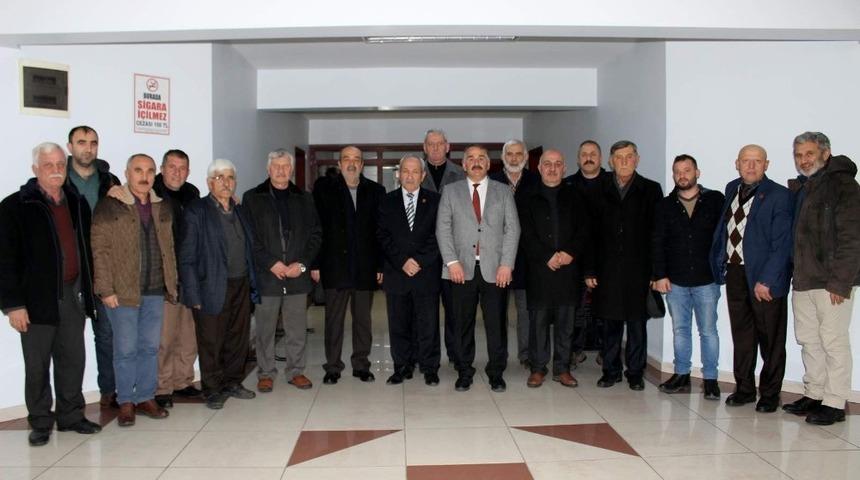 Arifiyeli muhtarlardan Başkan Karakulluk&ccedil;u&rsquo;ya hayırlı olsun ziyareti