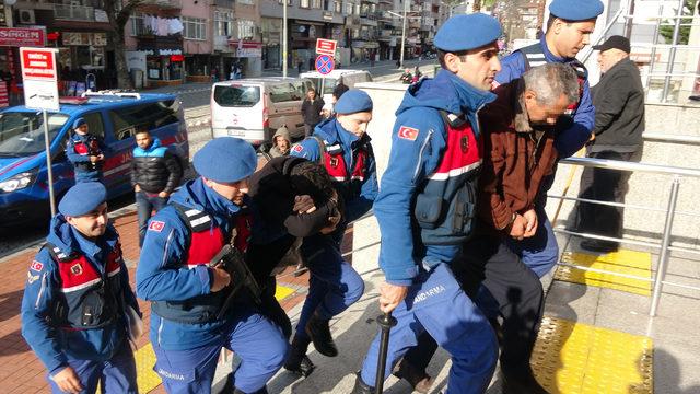 İnşaat iskelesi ve süt kazanı çalan baba ve oğlu yakalandı