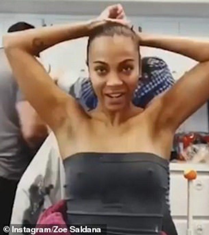 Zoe Saldana’nın adım adım Gamora’ya dönüşümü G2