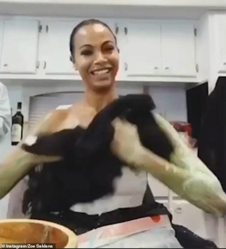 Zoe Saldana’nın adım adım Gamora’ya dönüşümü G3